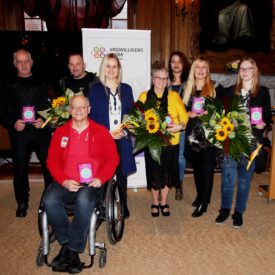 Huldiging Leeuwarder genomineerden Nationale Vrijwilligersprijzen 2020